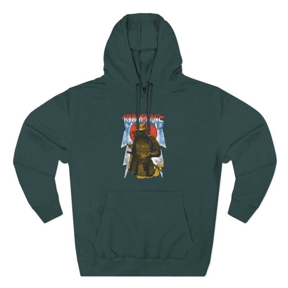 100 Demons Three-Panel Fleece Hoodie
