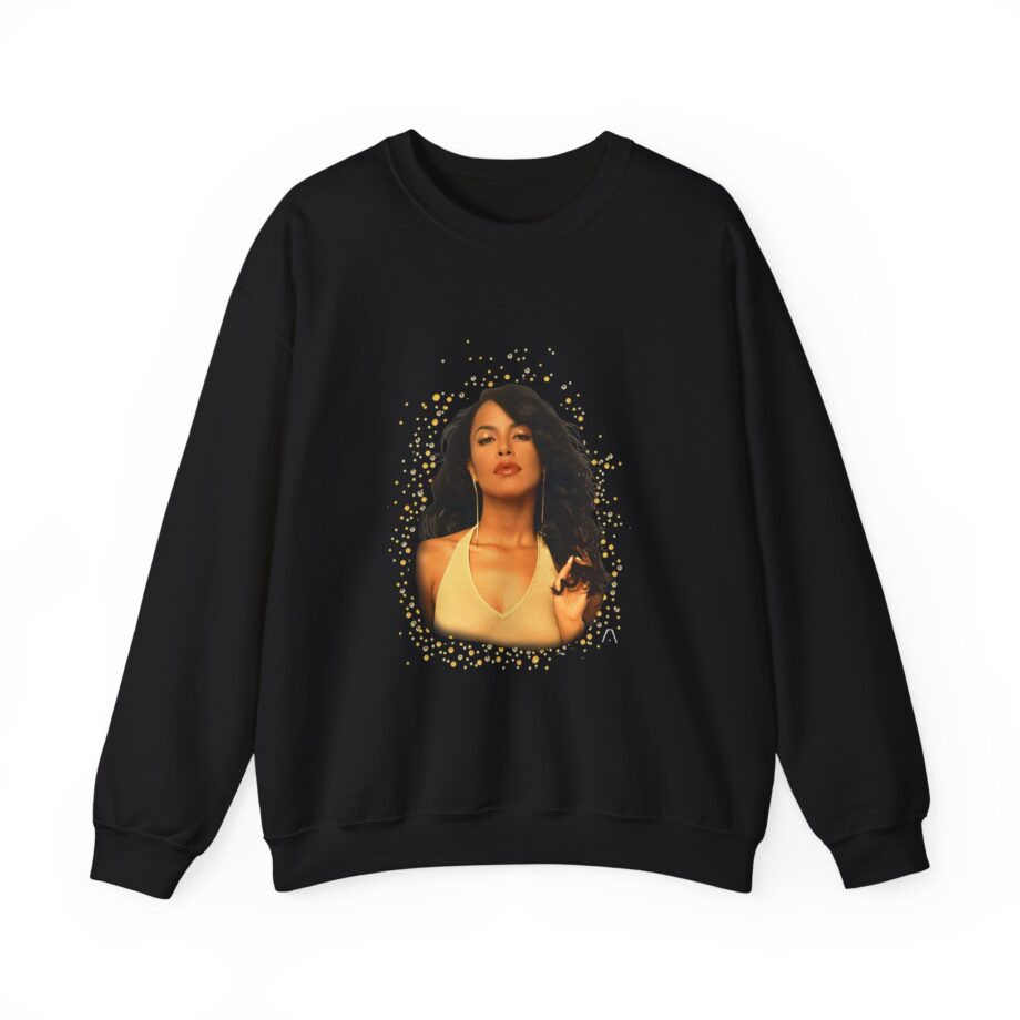 Aaliyah Self Titled Portrait Unisex Heavy Blend™ Crewneck Sweatshirt