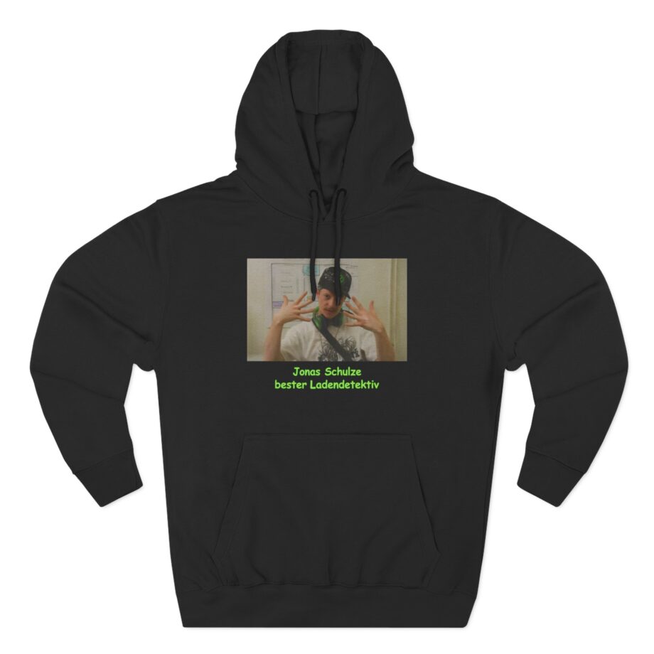 Feinkost Kolinski - Jonas Schulze Bester Ladendetektiv Three-Panel Fleece Hoodie