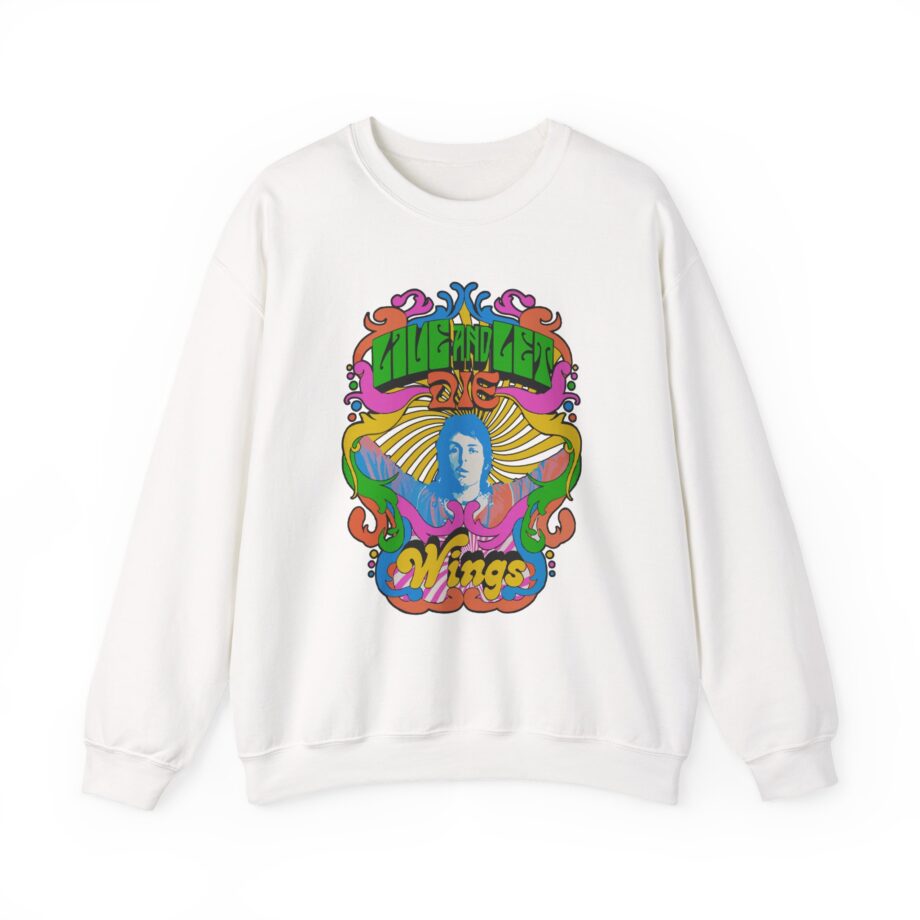 Wings Live And Let Die Unisex Heavy Blend™ Crewneck Sweatshirt