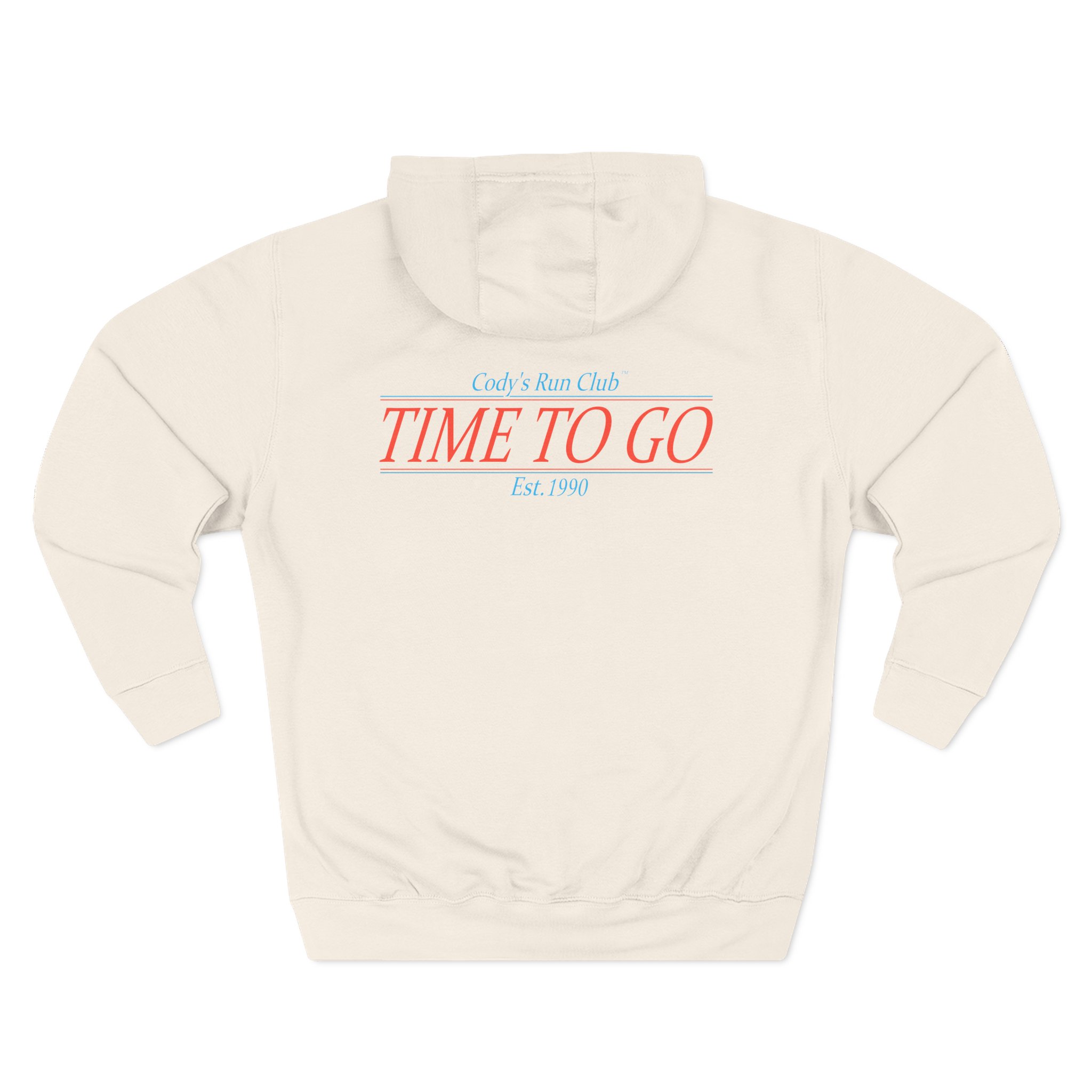 Cody ko time to go Three-Panel Fleece Hoodie