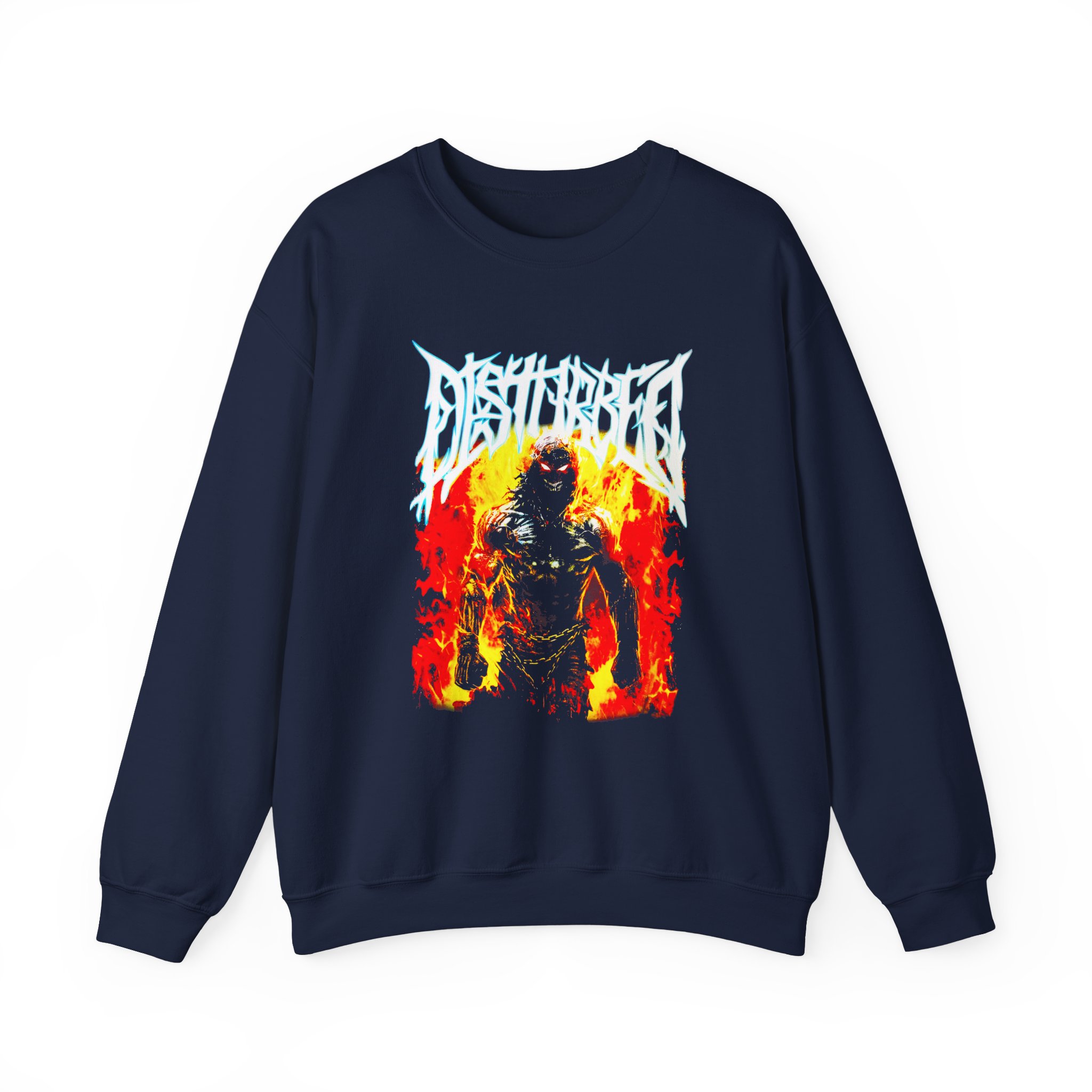 Disturbed Metal Unisex Heavy Blendâ„¢ Crewneck Sweatshirt