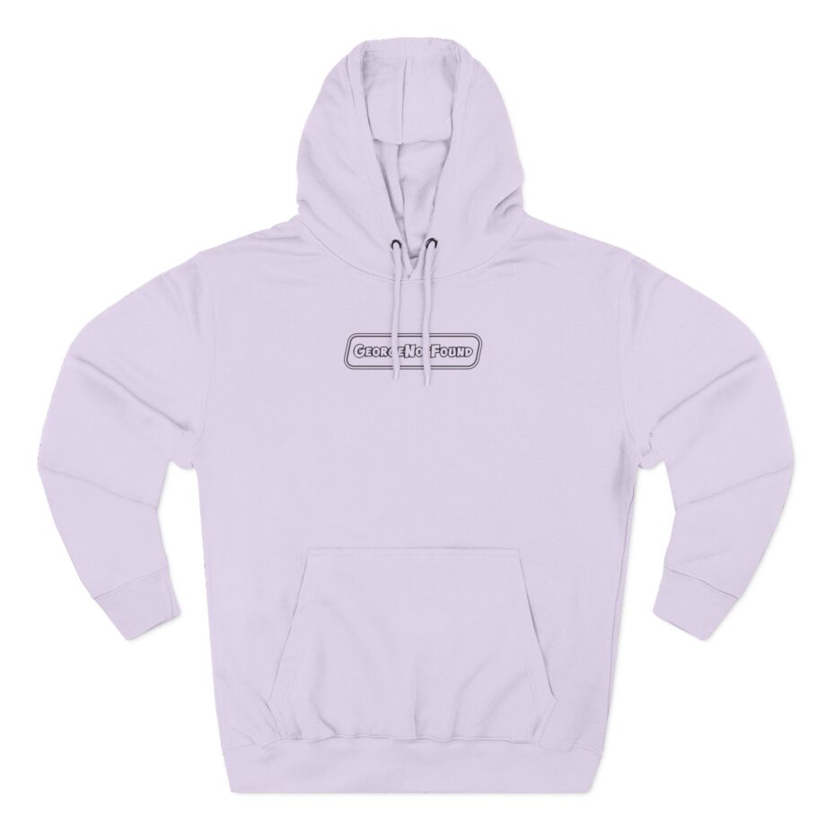 Georgenotfound Logo Three-Panel Fleece Hoodie