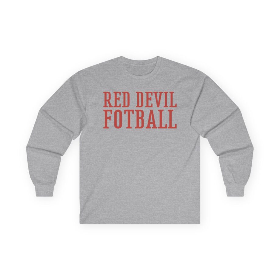 Shaboozey Red Devil Football Unisex Ultra Cotton Long Sleeve Tee