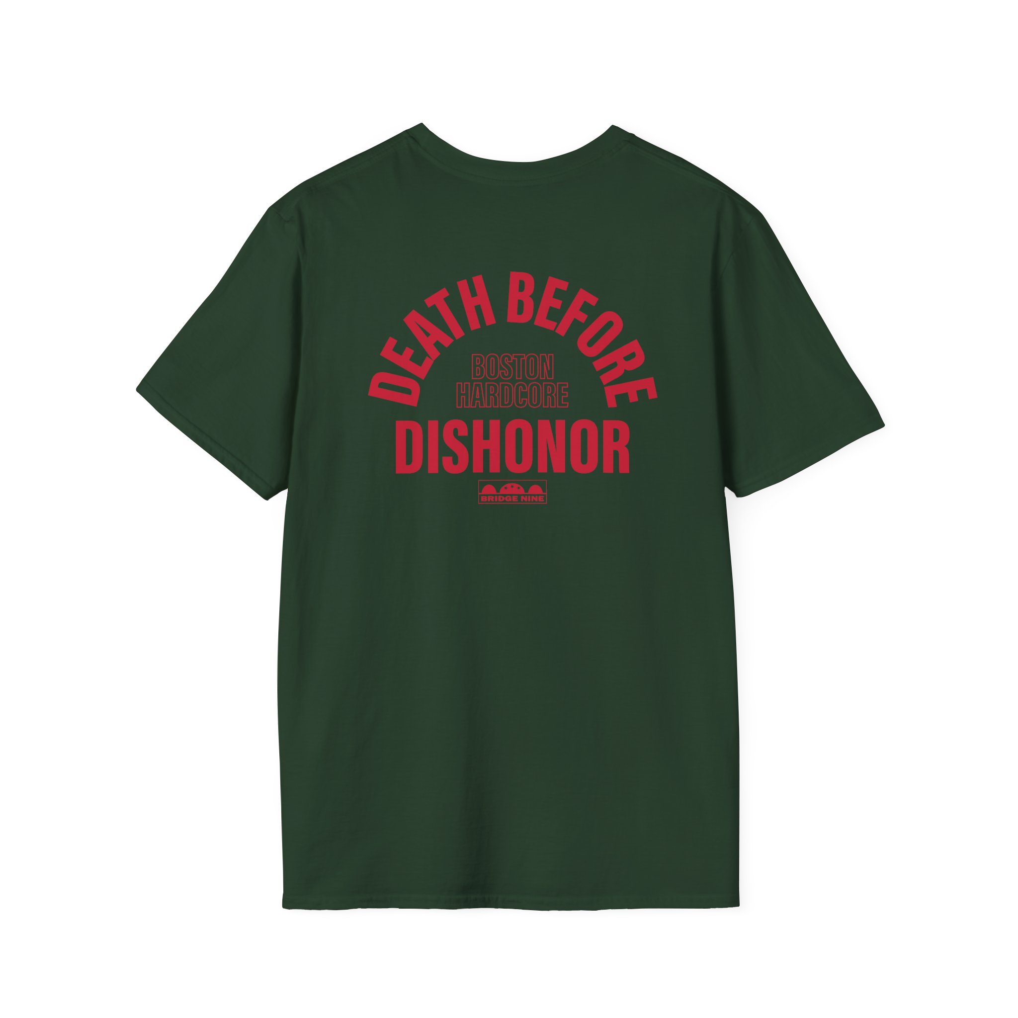 Death Before Dishonor Boston Arch Unisex Softstyle T-Shirt