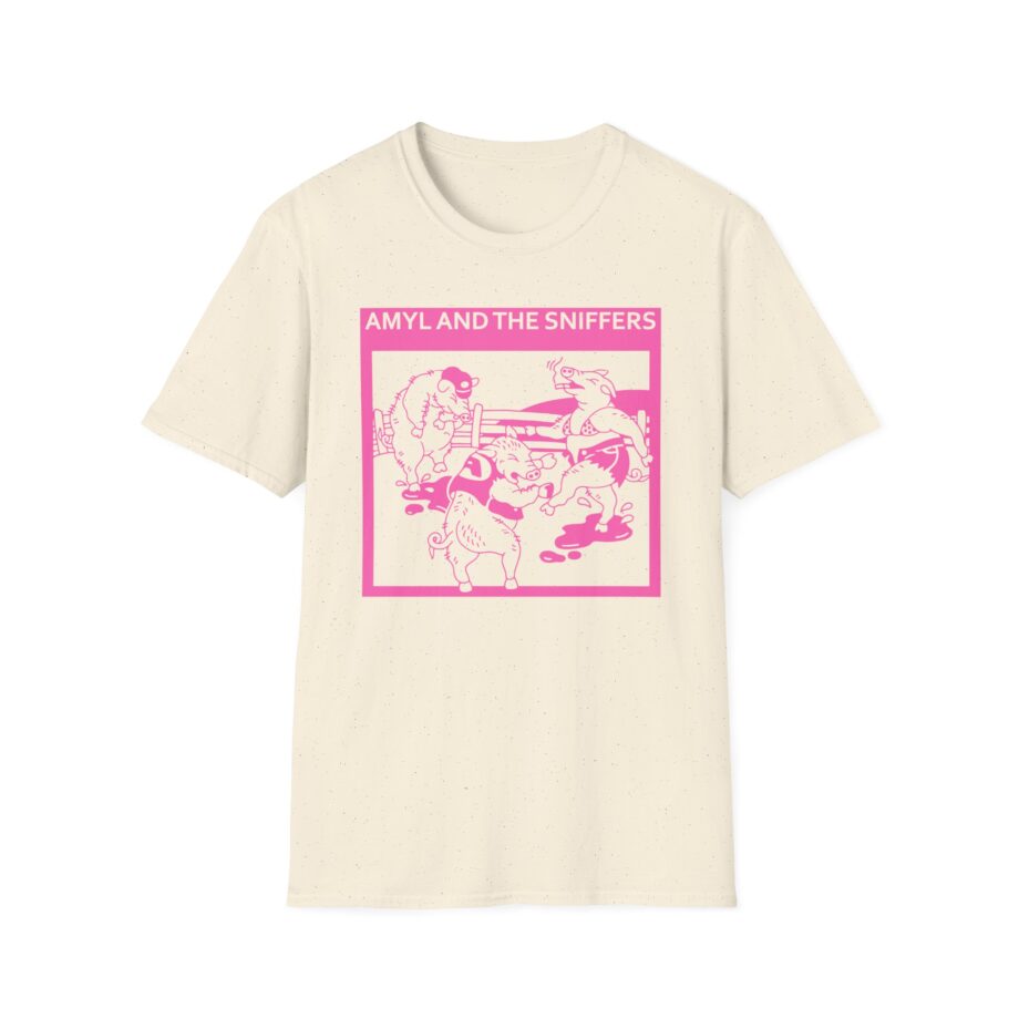 Amyl and the Sniffers Pigs Unisex Softstyle T-Shirt