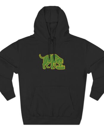 Niko B Green Pixel Dog Three-panel Fleece Hoodie