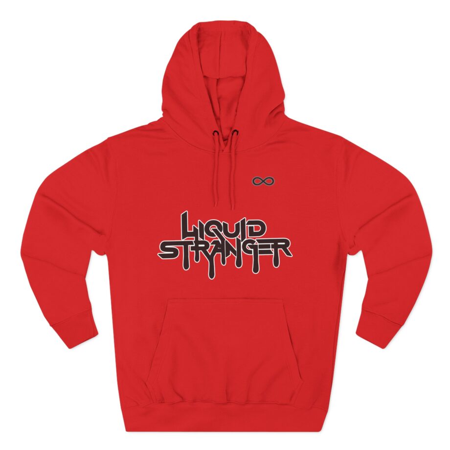Liquid Stranger Geometric Three-Panel Fleece Hoodie