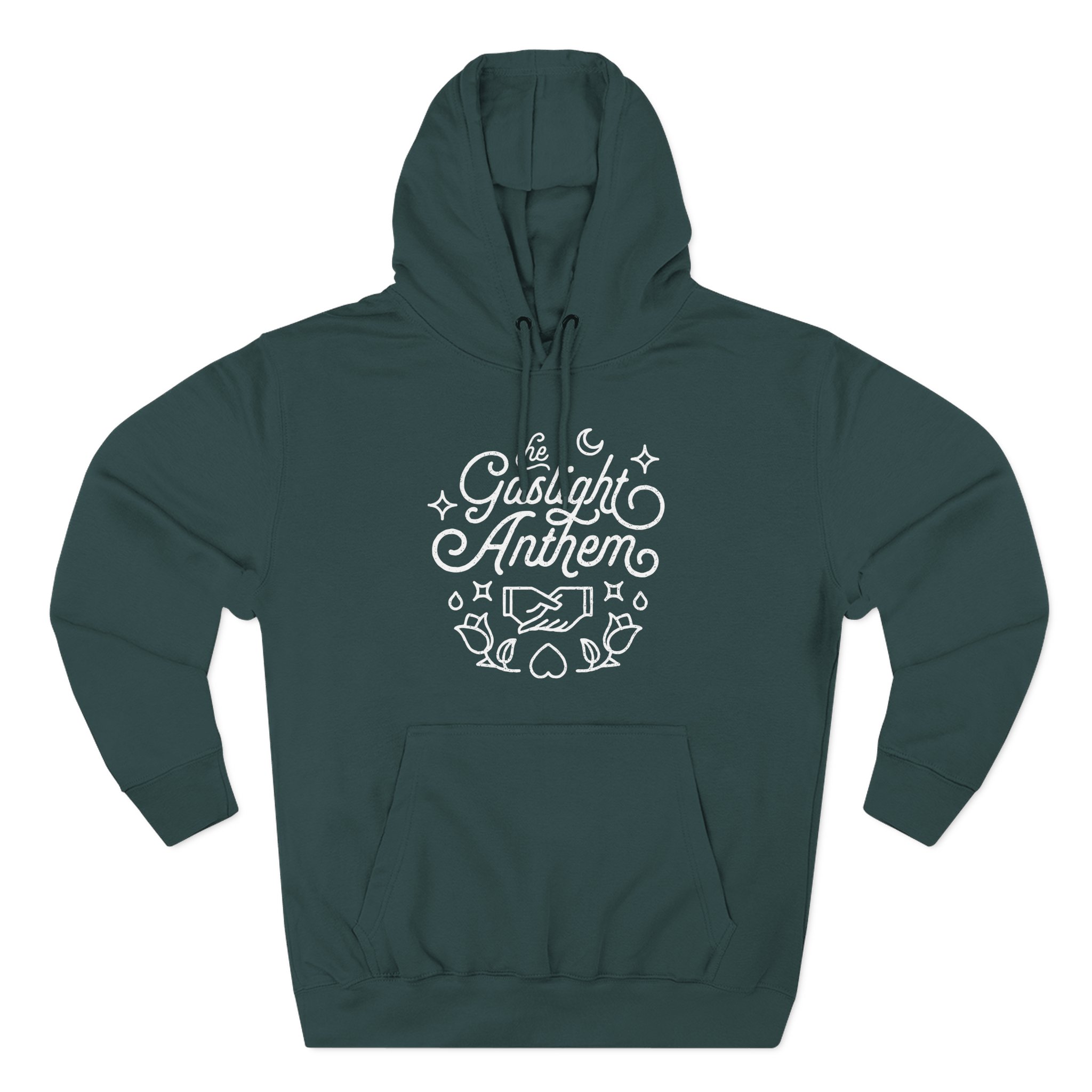 Gaslight Anthem Handshake Three-Panel Fleece Hoodie
