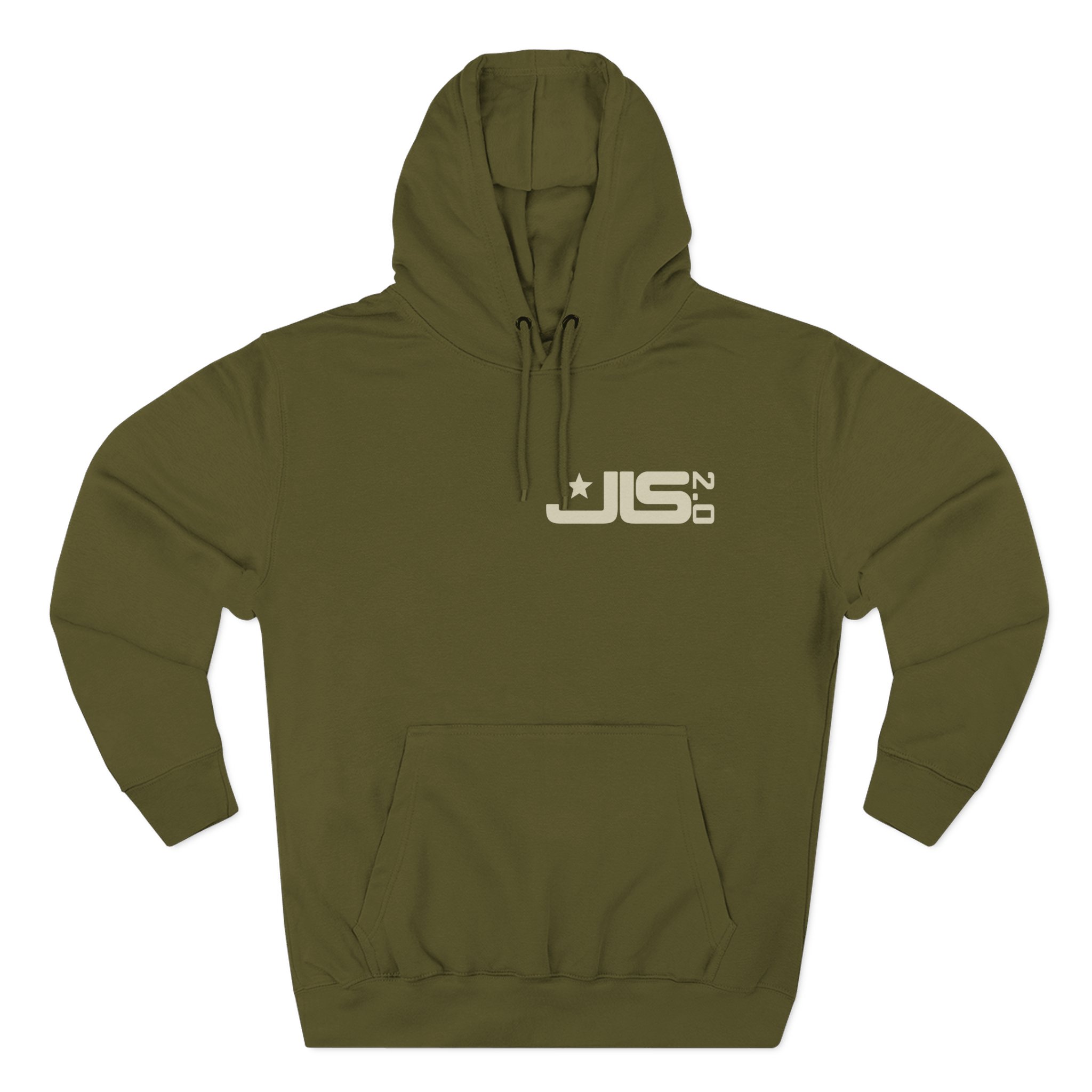 JLS Logo Three-Panel Fleece Hoodie