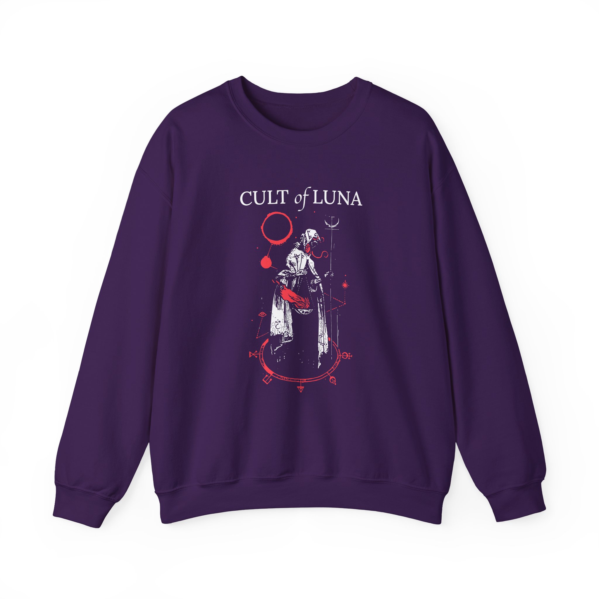 Cult of Luna Skull Unisex Heavy Blendâ„¢ Crewneck Sweatshirt
