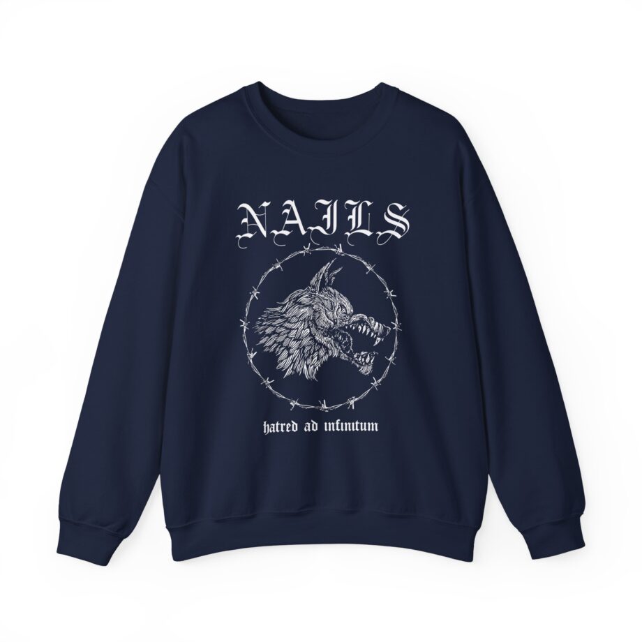 Nails Hatred Dog Unisex Heavy Blend™ Crewneck Sweatshirt