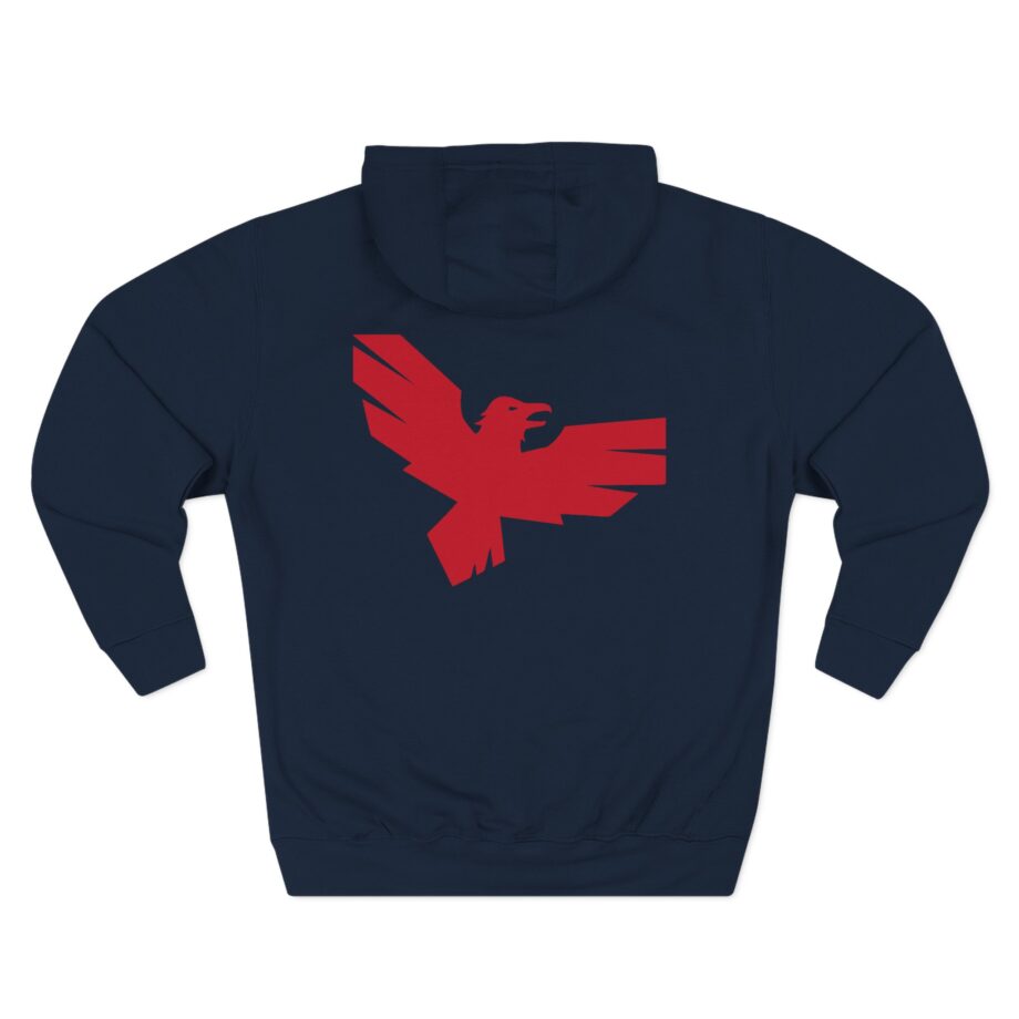 Carolina Royal Ravens Three-Panel Fleece Hoodie
