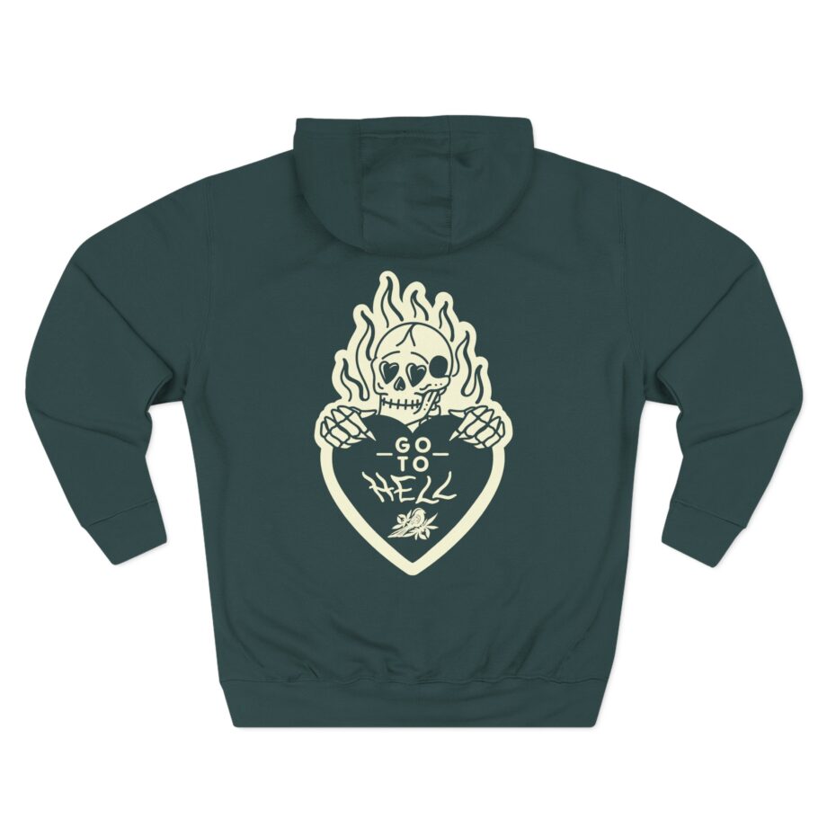 Bayside Go to Hell Three-Panel Fleece Hoodie