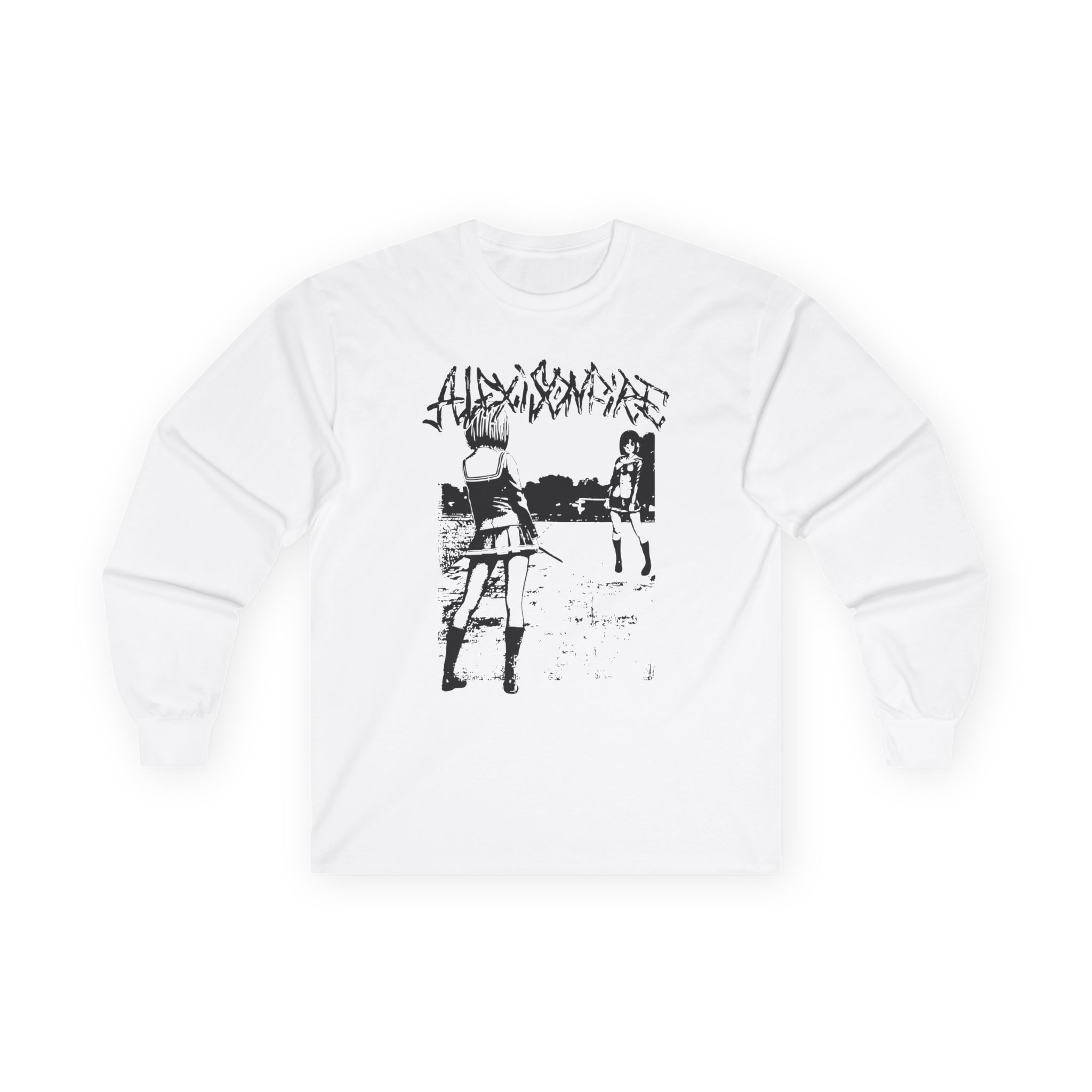 Alexisonfire Anime Knife Fight Unisex Ultra Cotton Long Sleeve Tee