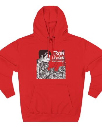 Iron Reagan Worse Than Dead Three-Panel Fleece Hoodie