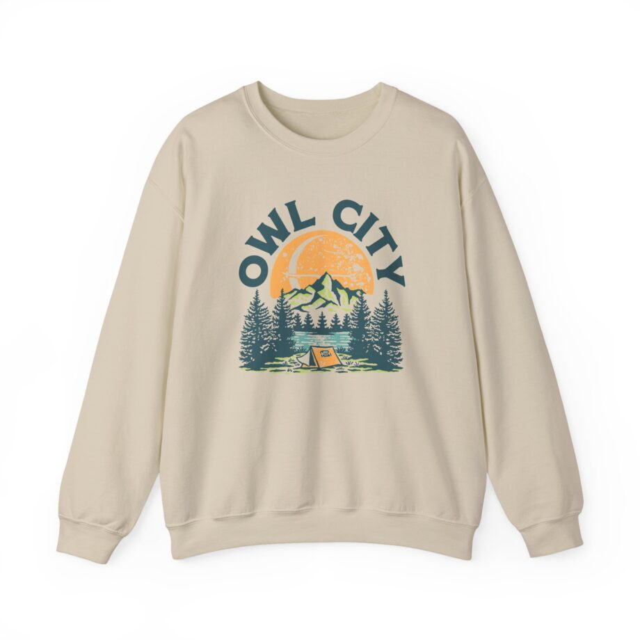 Owl City Camp Owl City Ringer Unisex Heavy Blend™ Crewneck Sweatshirt