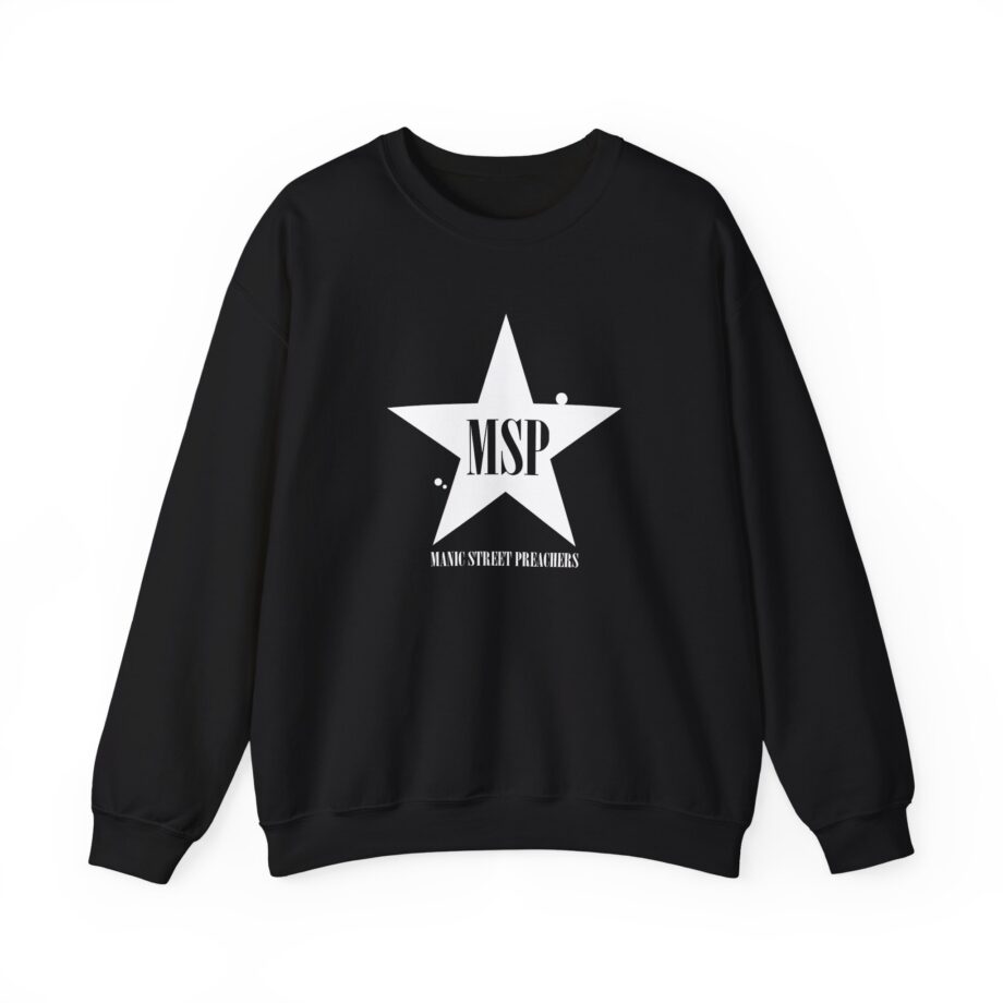 Manic Street Preachers Distressed Star Unisex Heavy Blend™ Crewneck Sweatshirt