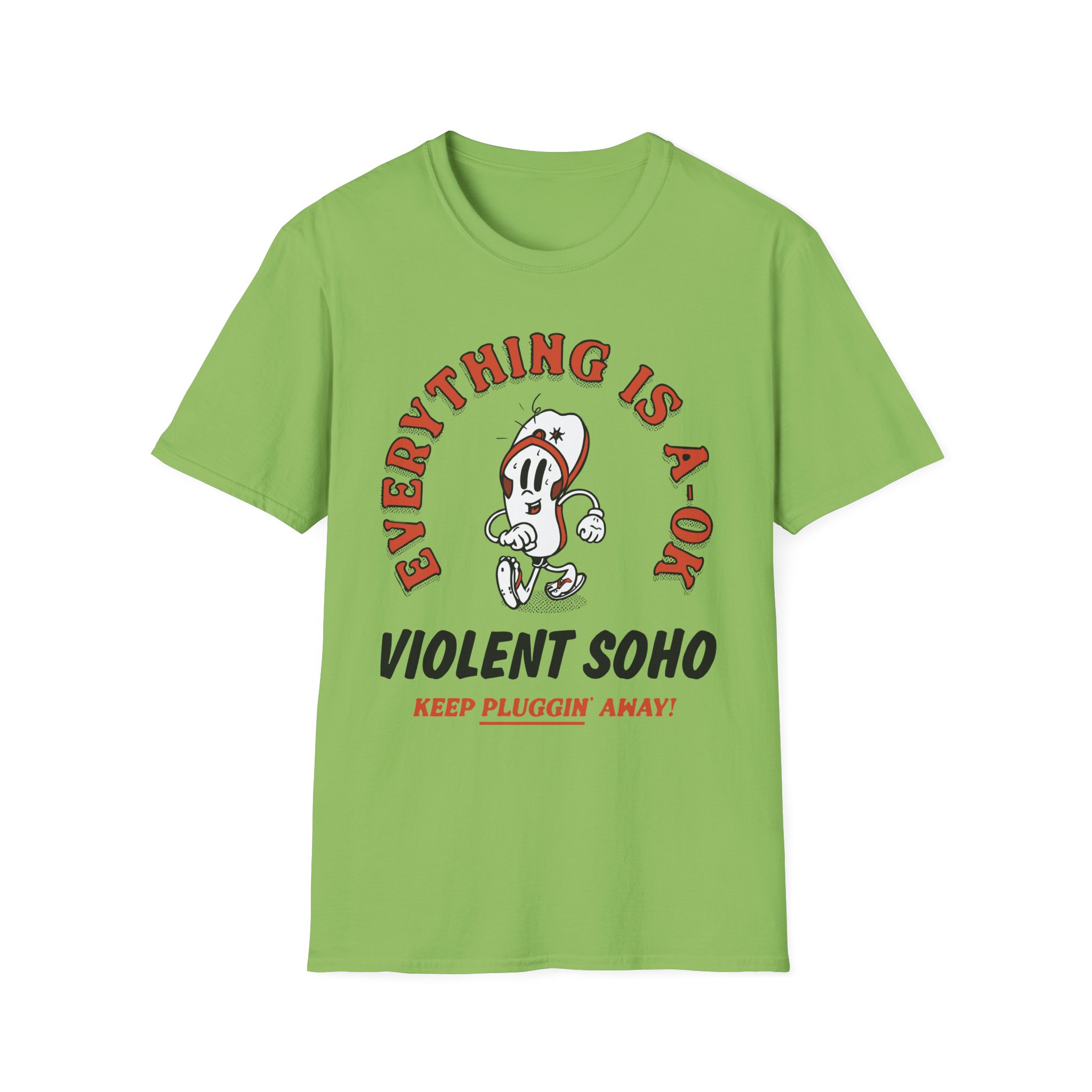 Violent Soho Keep on Pluggin Unisex Softstyle T-Shirt