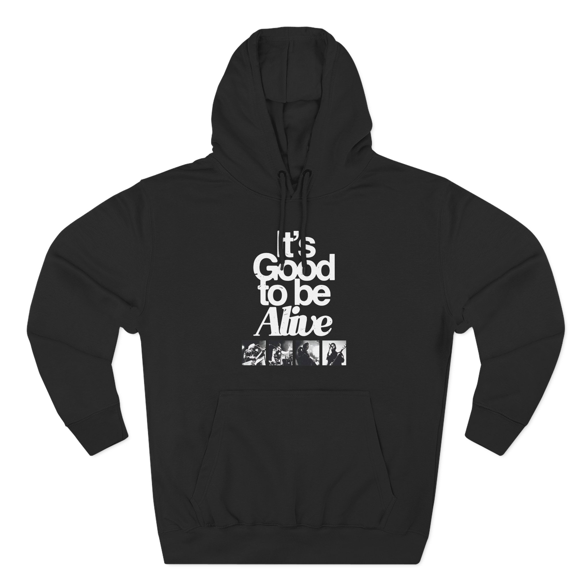 Gaslight Anthem Good to Be Alive Three-Panel Fleece Hoodie