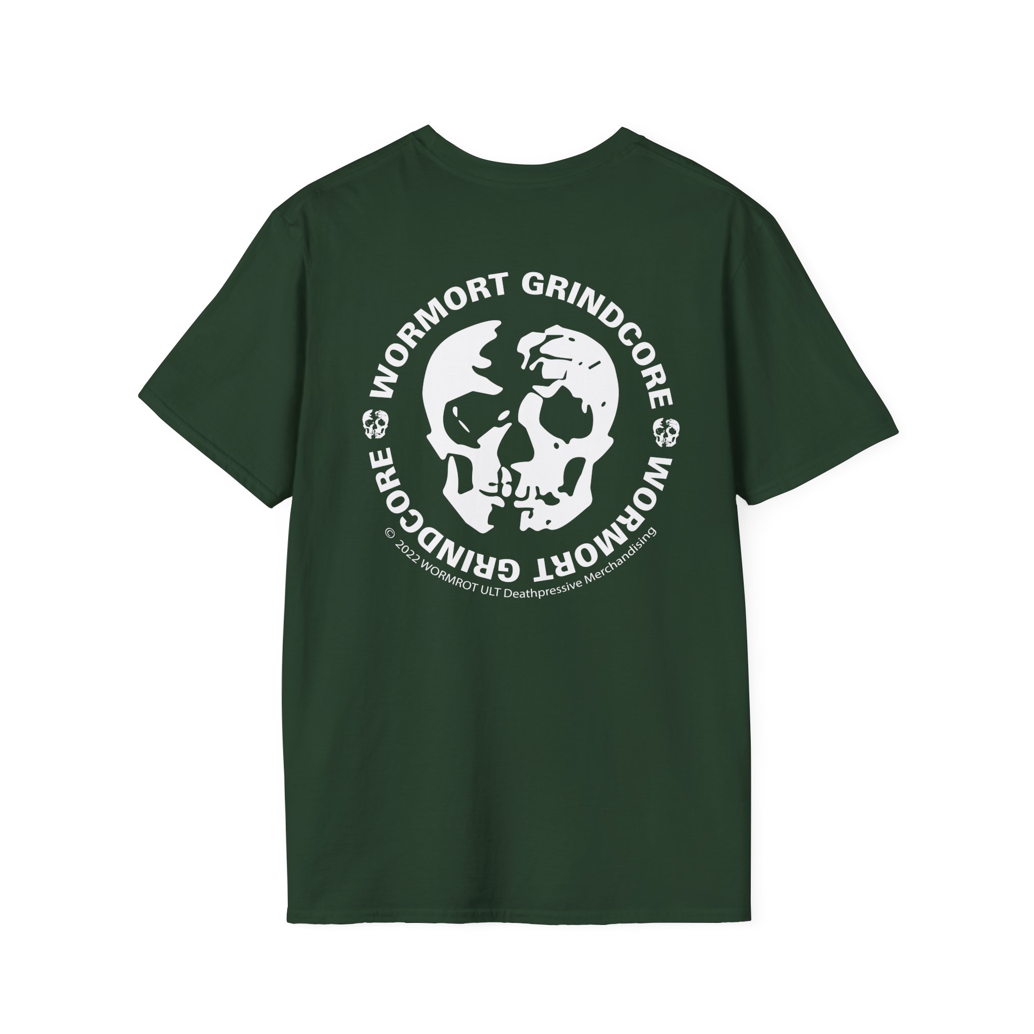Wormrot in Grind We Rot Unisex Softstyle T-Shirt