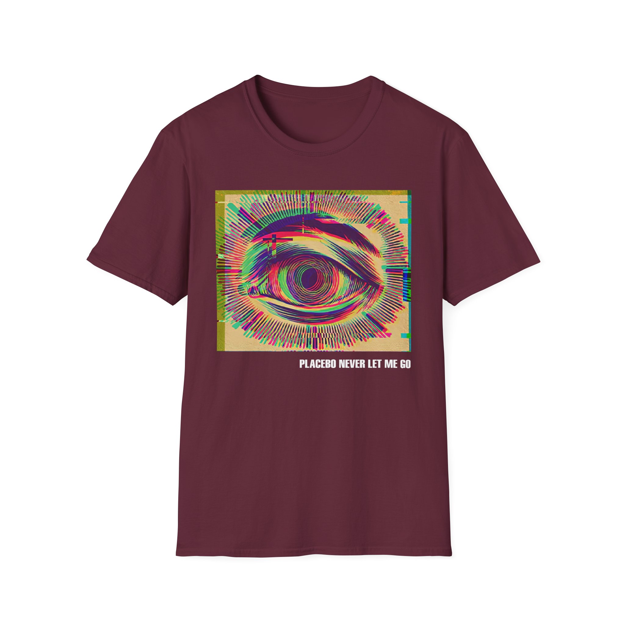 Placebo Glitch Eye Unisex Softstyle T-Shirt