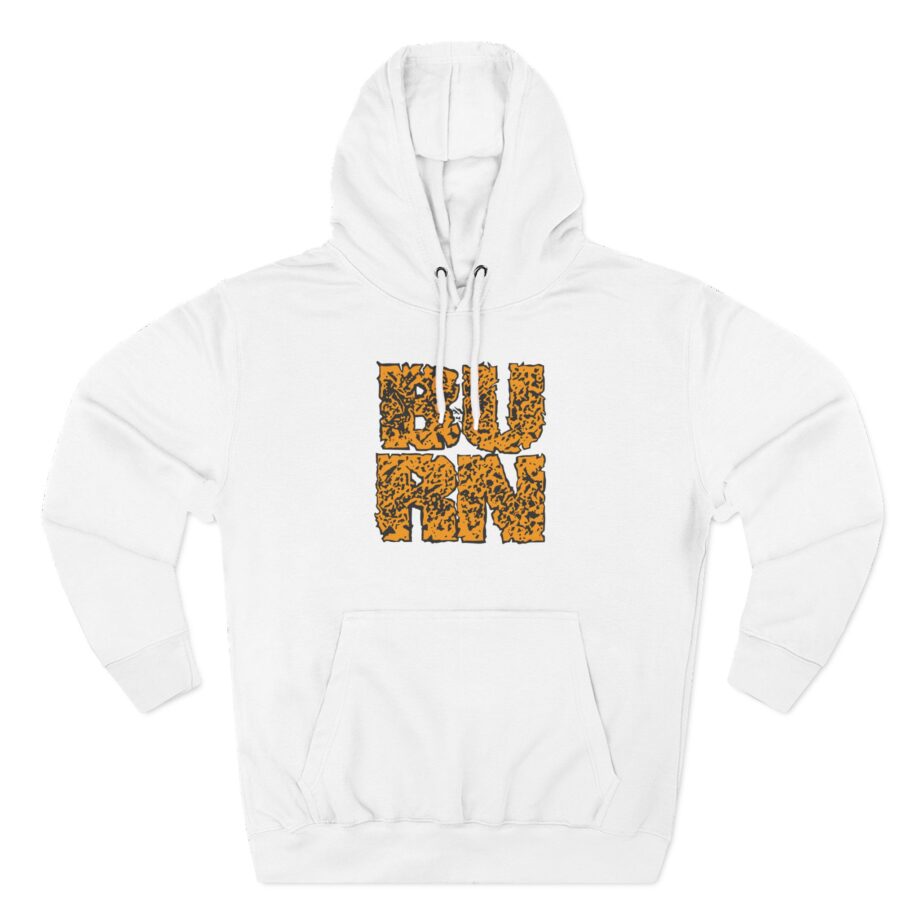 Burn Square Three-Panel Fleece Hoodie