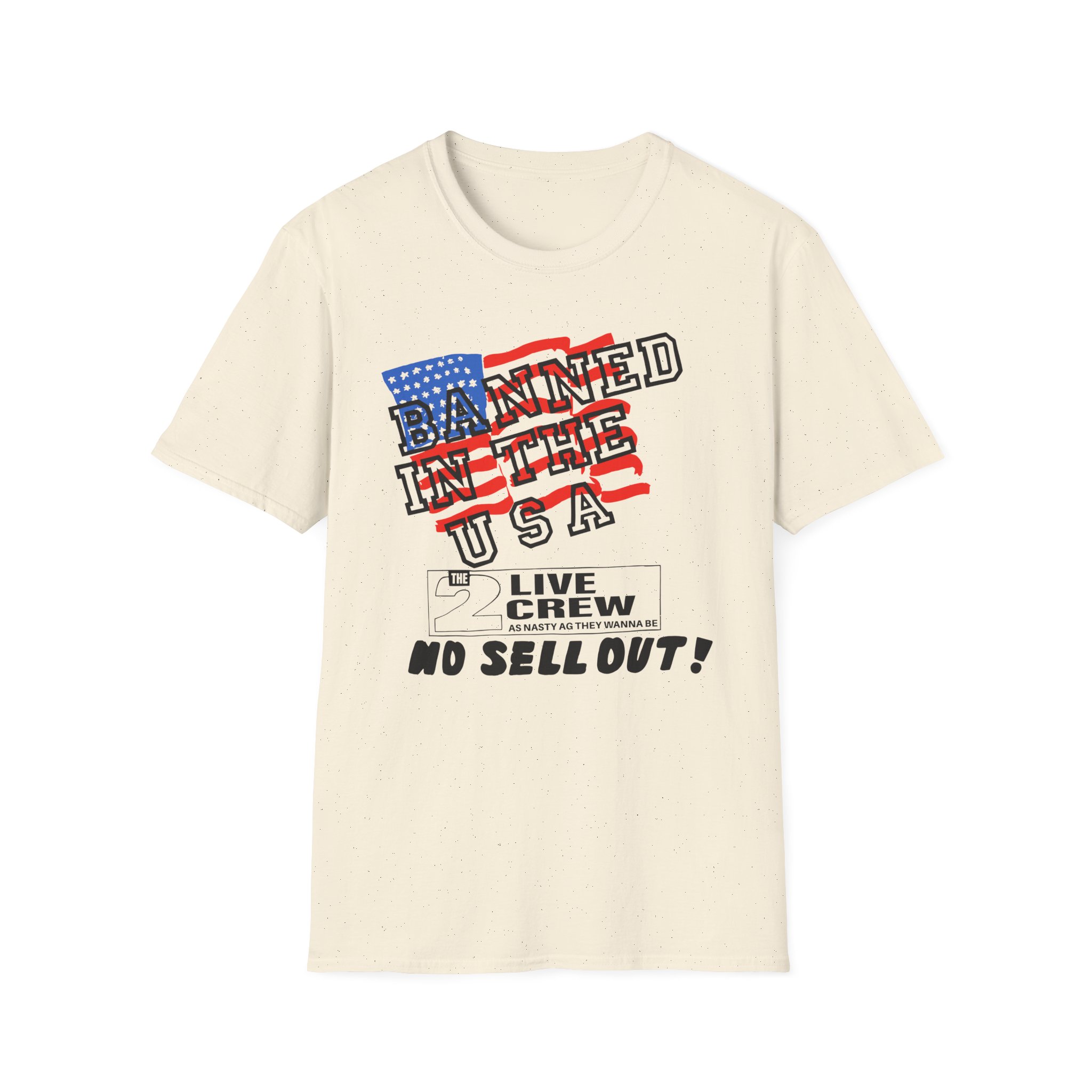 2 Live Crew Banned in the U.s.a. Luke Records Unisex Softstyle T-Shirt
