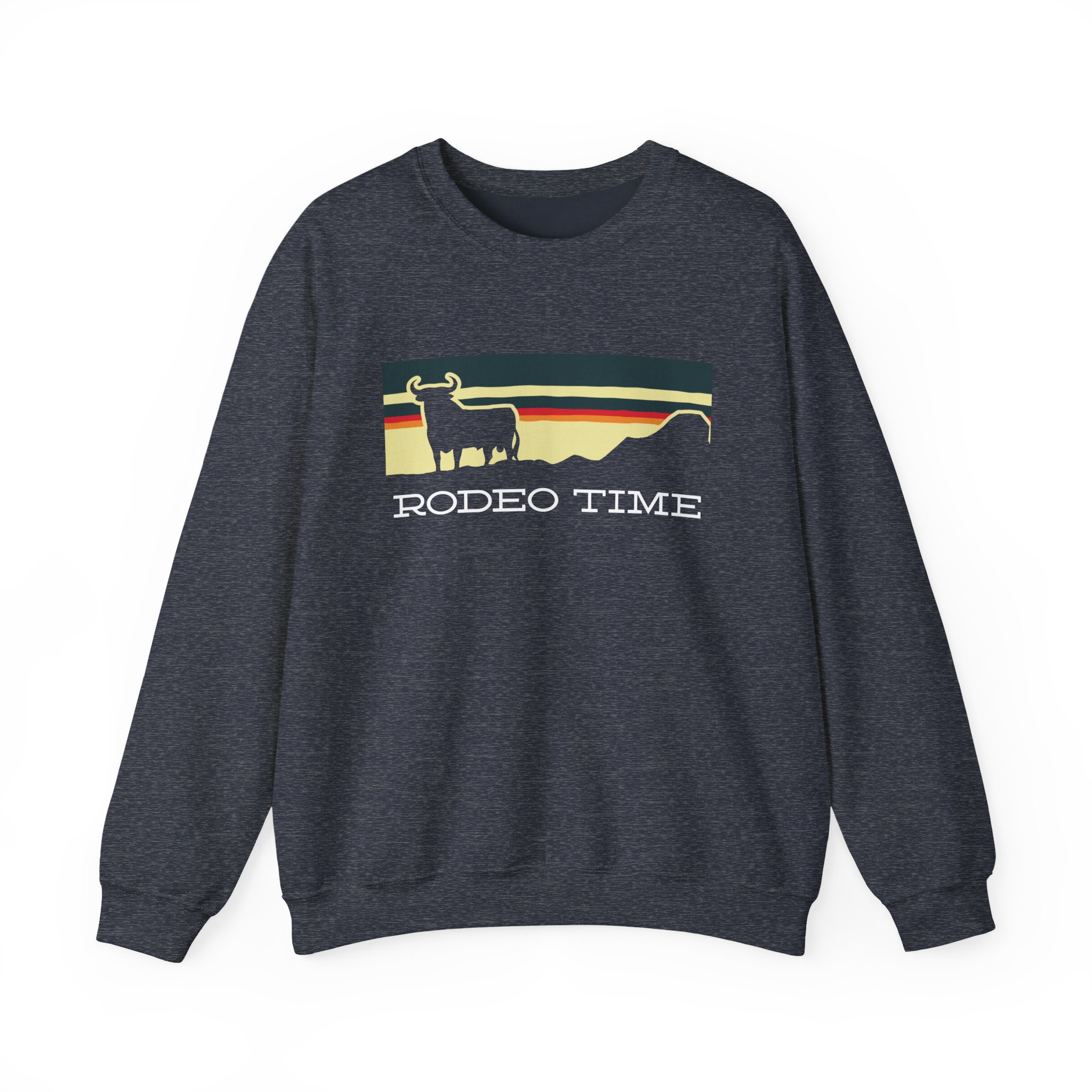 Dale Brisby Sunset Rodeo Time Unisex Heavy Blendâ„¢ Crewneck Sweatshirt