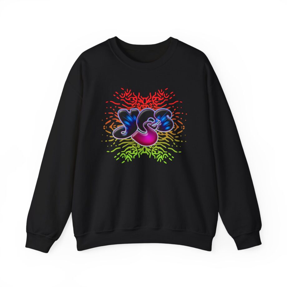 Yes Rainbow Abstract Logo Unisex Heavy Blend™ Crewneck Sweatshirt