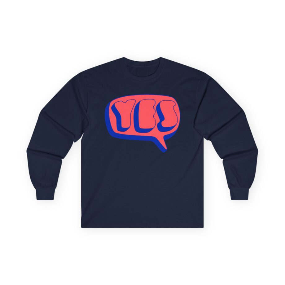 Yes Word Bubble Unisex Ultra Cotton Long Sleeve Tee