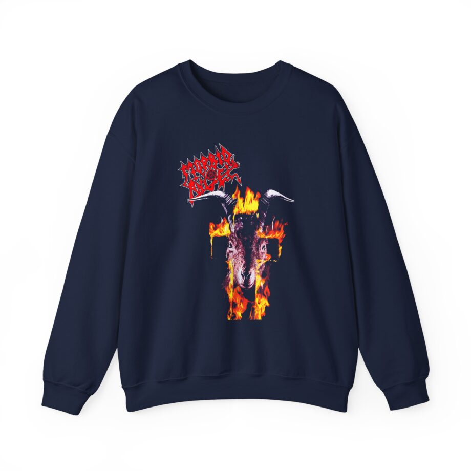 Morbid Angel Flaming Goat Unisex Heavy Blend™ Crewneck Sweatshirt