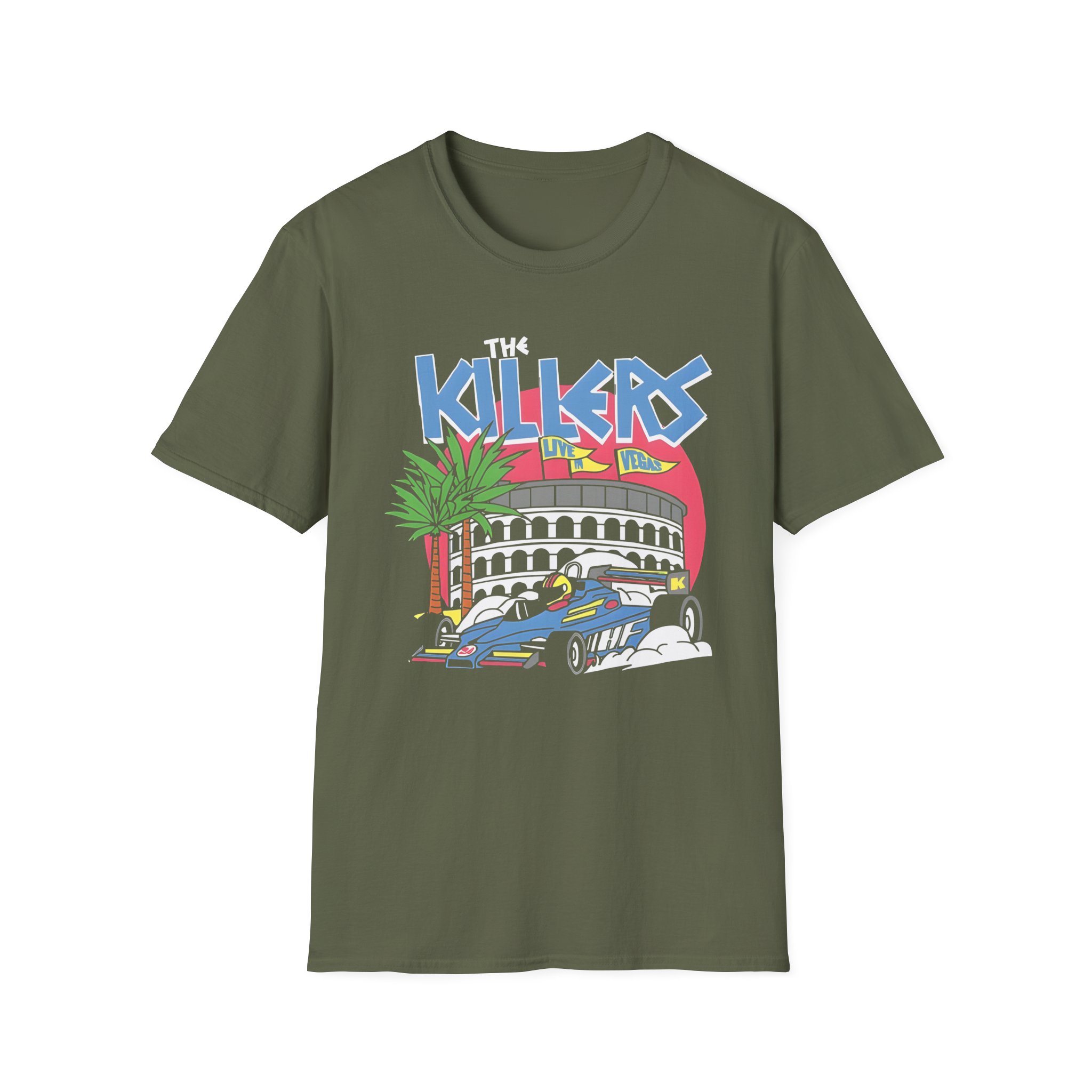 TK Hot Fuss Race Car Unisex Softstyle T-Shirt