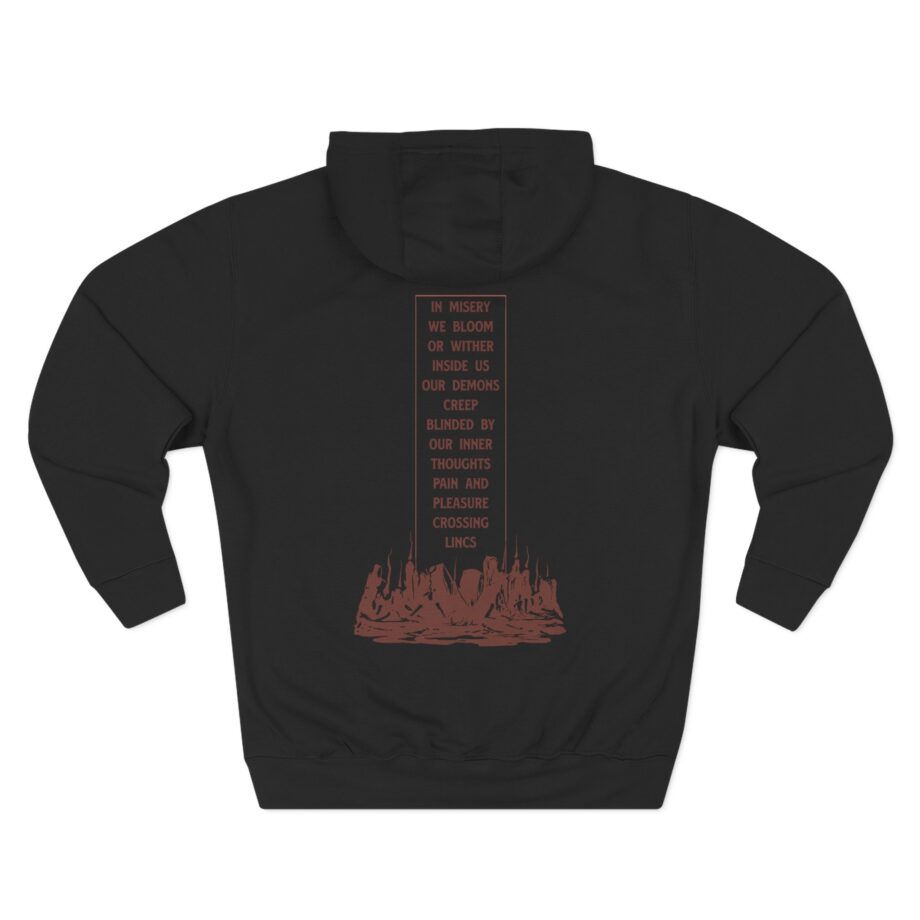 Angelmaker Exit Signs Three-Panel Fleece Hoodie
