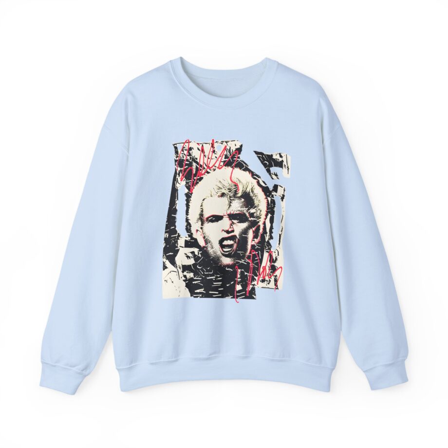 Billy Idol Shattered Photo Unisex Heavy Blend™ Crewneck Sweatshirt