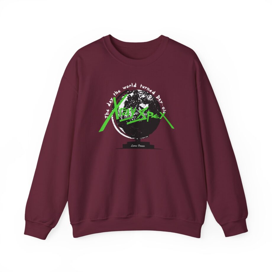 X-ray Spex Day-Glo Globe Unisex Heavy Blend™ Crewneck Sweatshirt