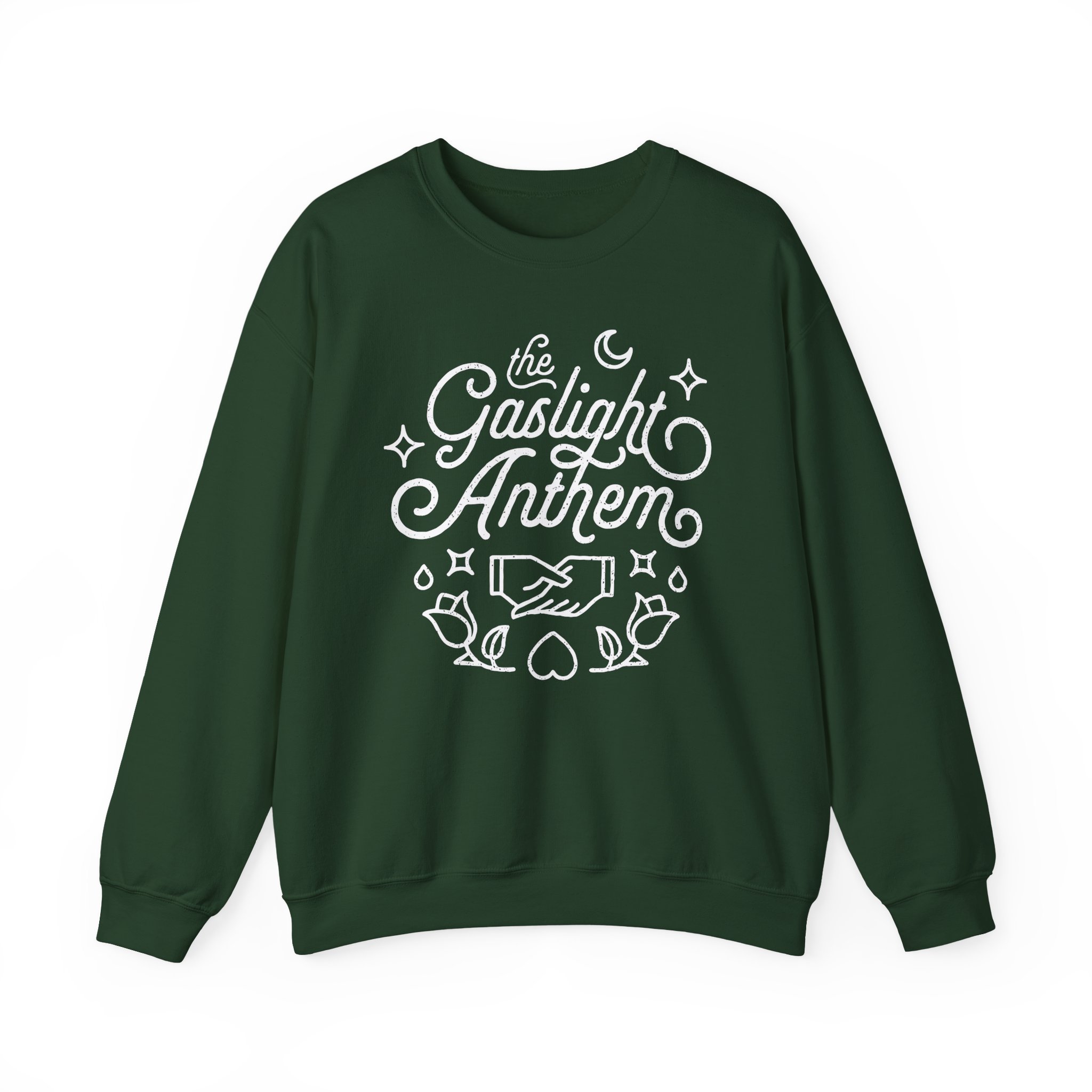 Gaslight Anthem Handshake Unisex Heavy Blendâ„¢ Crewneck Sweatshirt