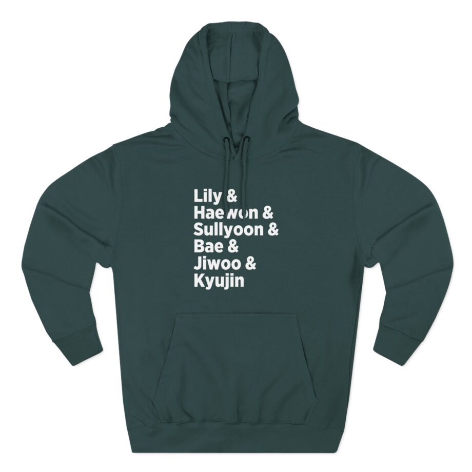 Nmixx Three-Panel Fleece Hoodie