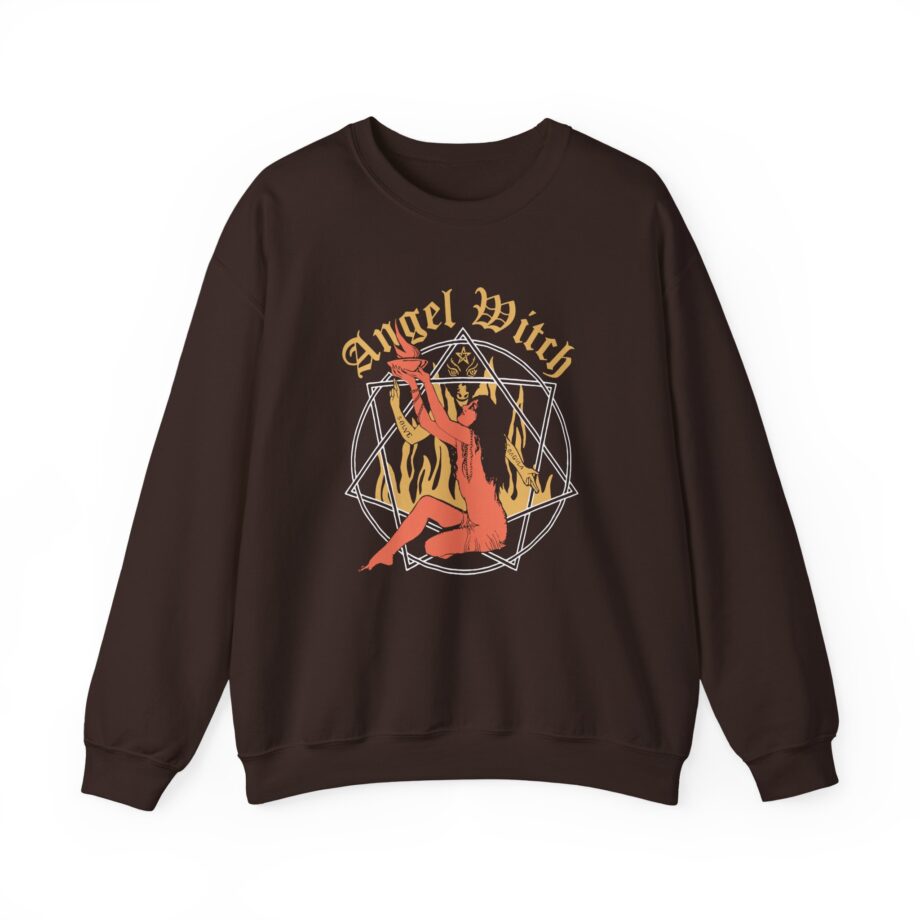 Angel Witch Priestess Unisex Heavy Blend™ Crewneck Sweatshirt