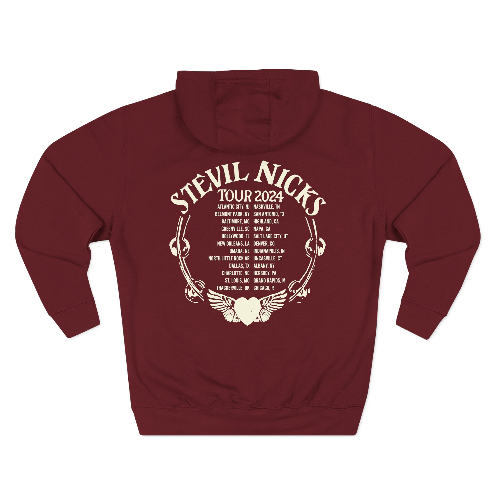 Stevie Nicks Tour Three-Panel Fleece Hoodie
