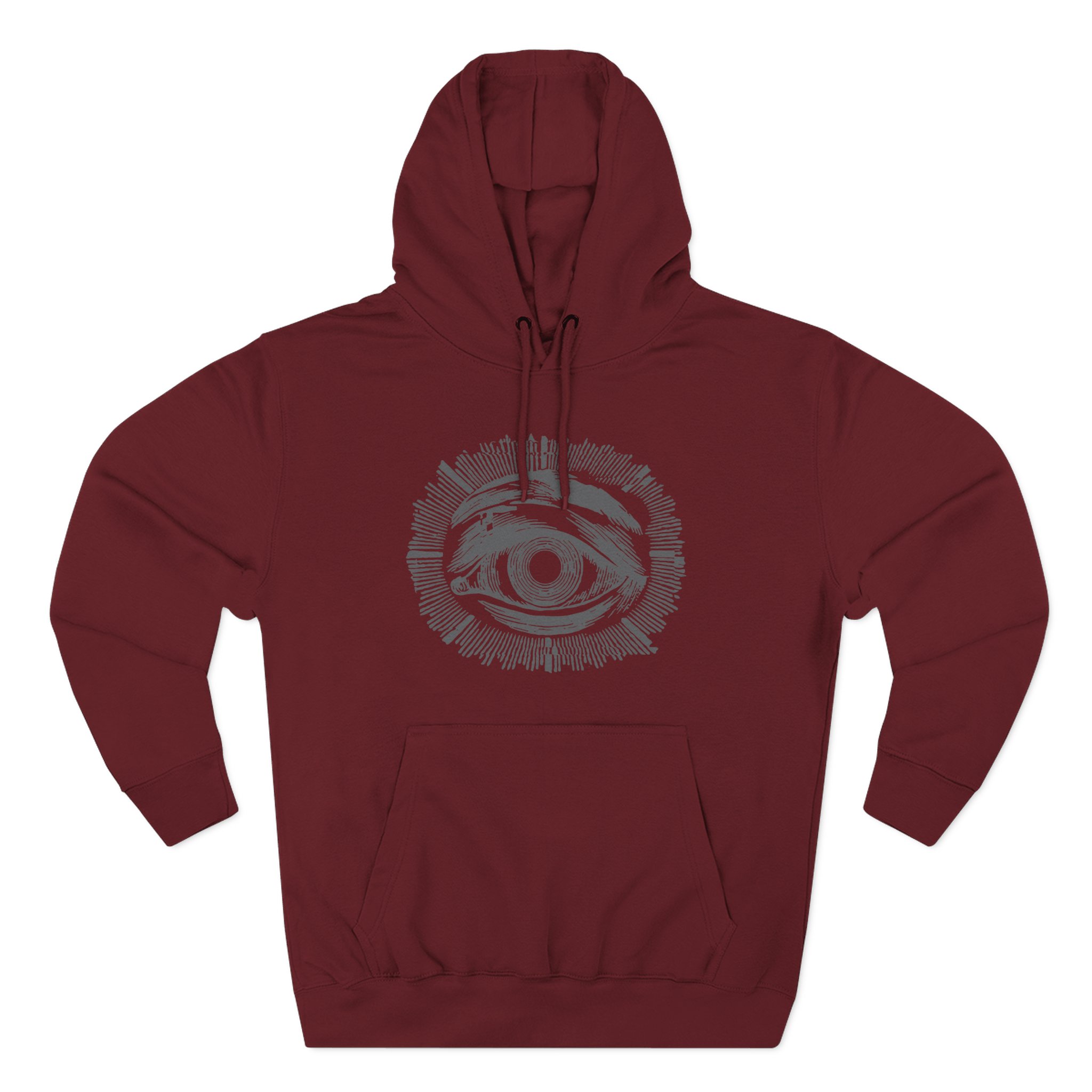 Placebo Grey Eye Three-Panel Fleece Hoodie