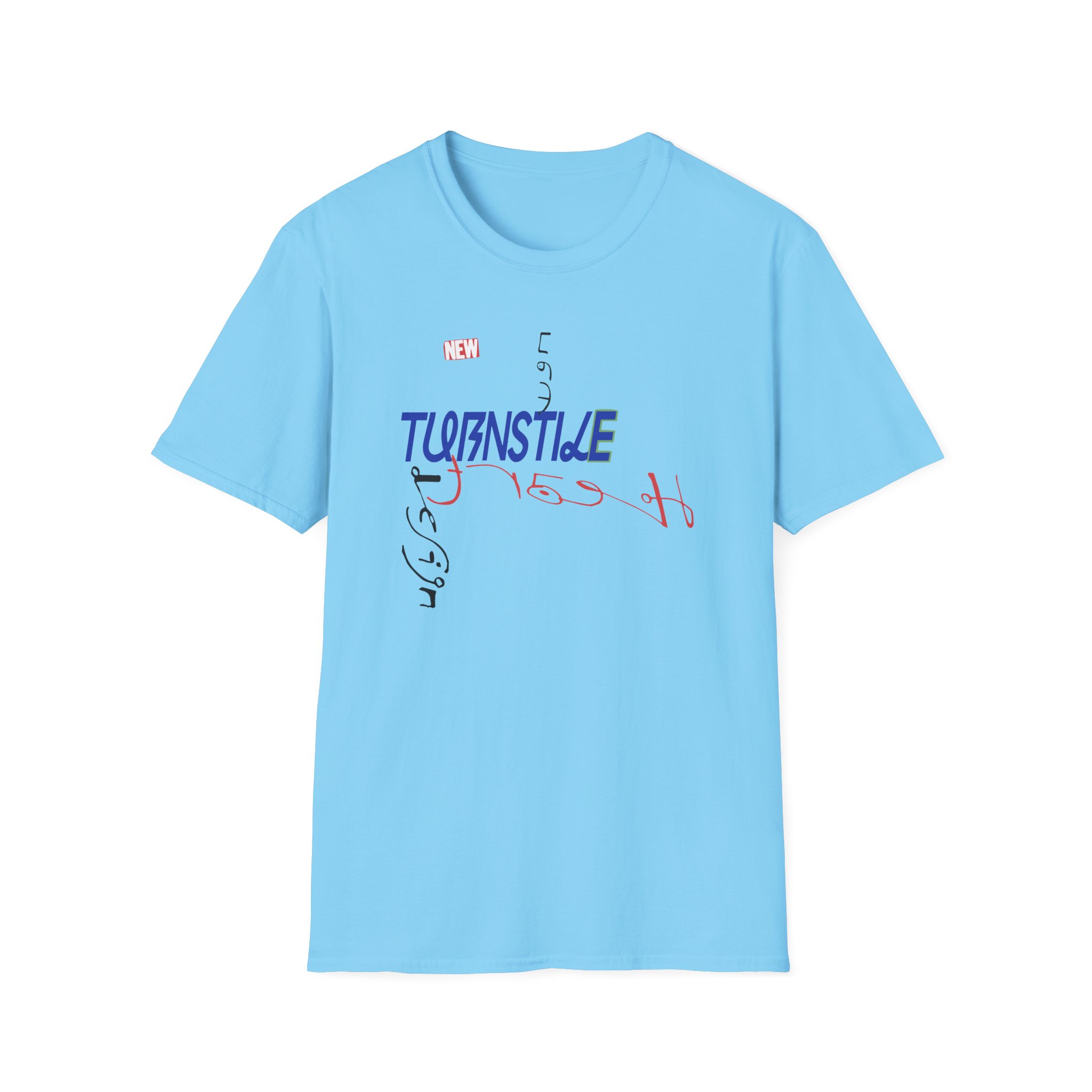 Turnstile New Heart Design Unisex Softstyle T-Shirt