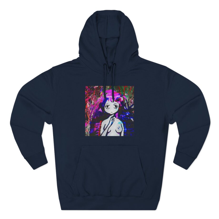 Sewerslvt Draining Love Story 1 Album Cover Three-Panel Fleece Hoodie