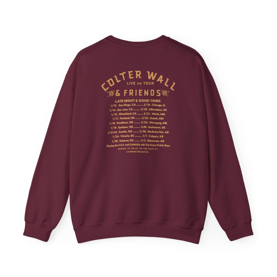 Colter Wall & Friends In Concert Unisex Heavy Blend™ Crewneck Sweatshirt