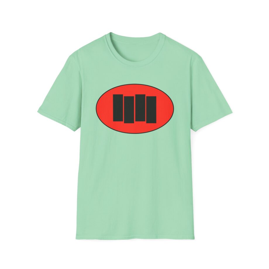 Black Flag Oval Bars Unisex Softstyle T-Shirt