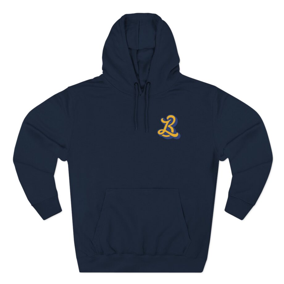 Little Brother Lb Little Monogram Three-Panel Fleece Hoodie