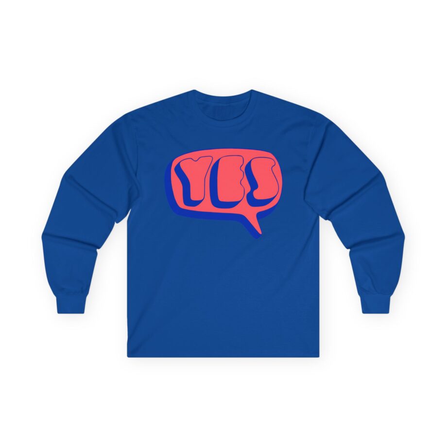Yes Word Bubble Unisex Ultra Cotton Long Sleeve Tee