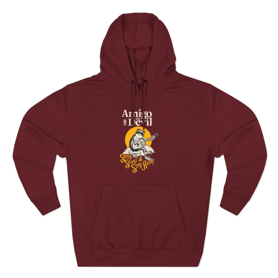 Amigo the Devil Sappy Songs Three-Panel Fleece Hoodie
