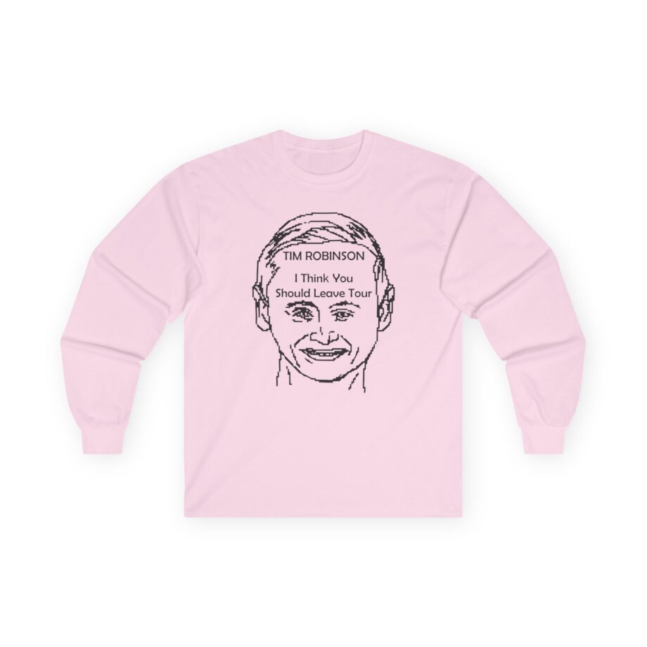 I Think You Should Leave Pixel Unisex Ultra Cotton Long Sleeve Tee