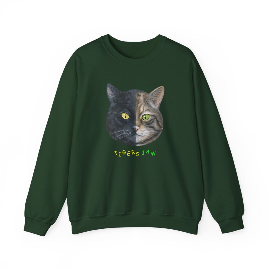 Tigers Jaw Cat Unisex Heavy Blend™ Crewneck Sweatshirt